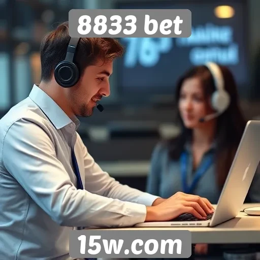 Como funciona o atendimento ao cliente na 8833 bet