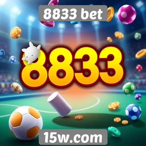 Variedade de jogos disponíveis na plataforma 8833 bet